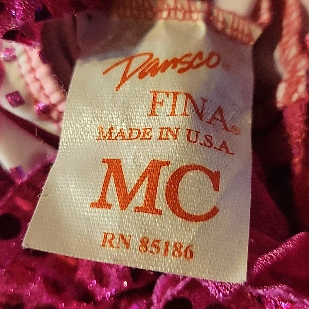 Vtg Dansco Fina Girl's Princess Dance Halloween Costume Theater Play Dress Up
